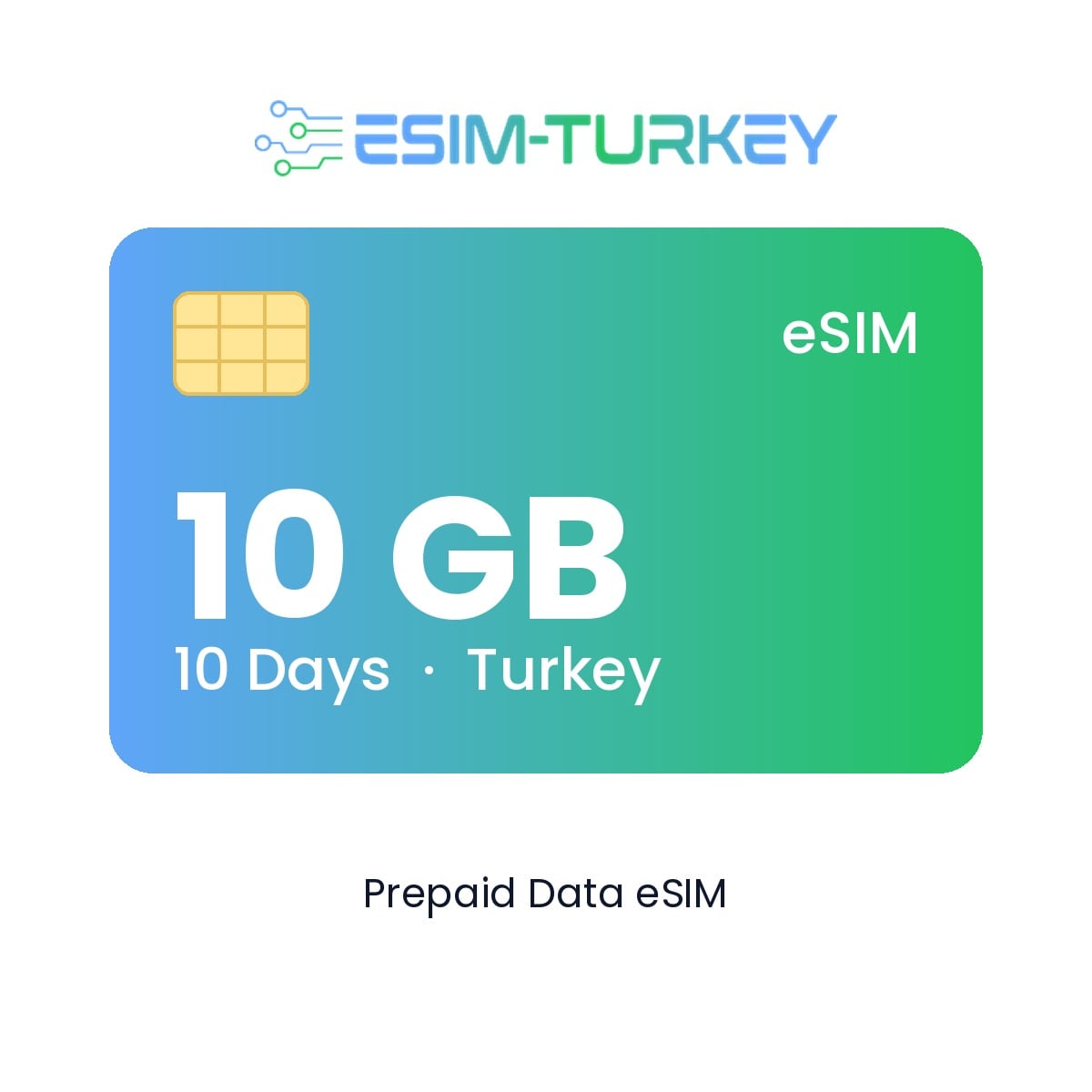eSIM Turchia 10 GB - 10 giorni
