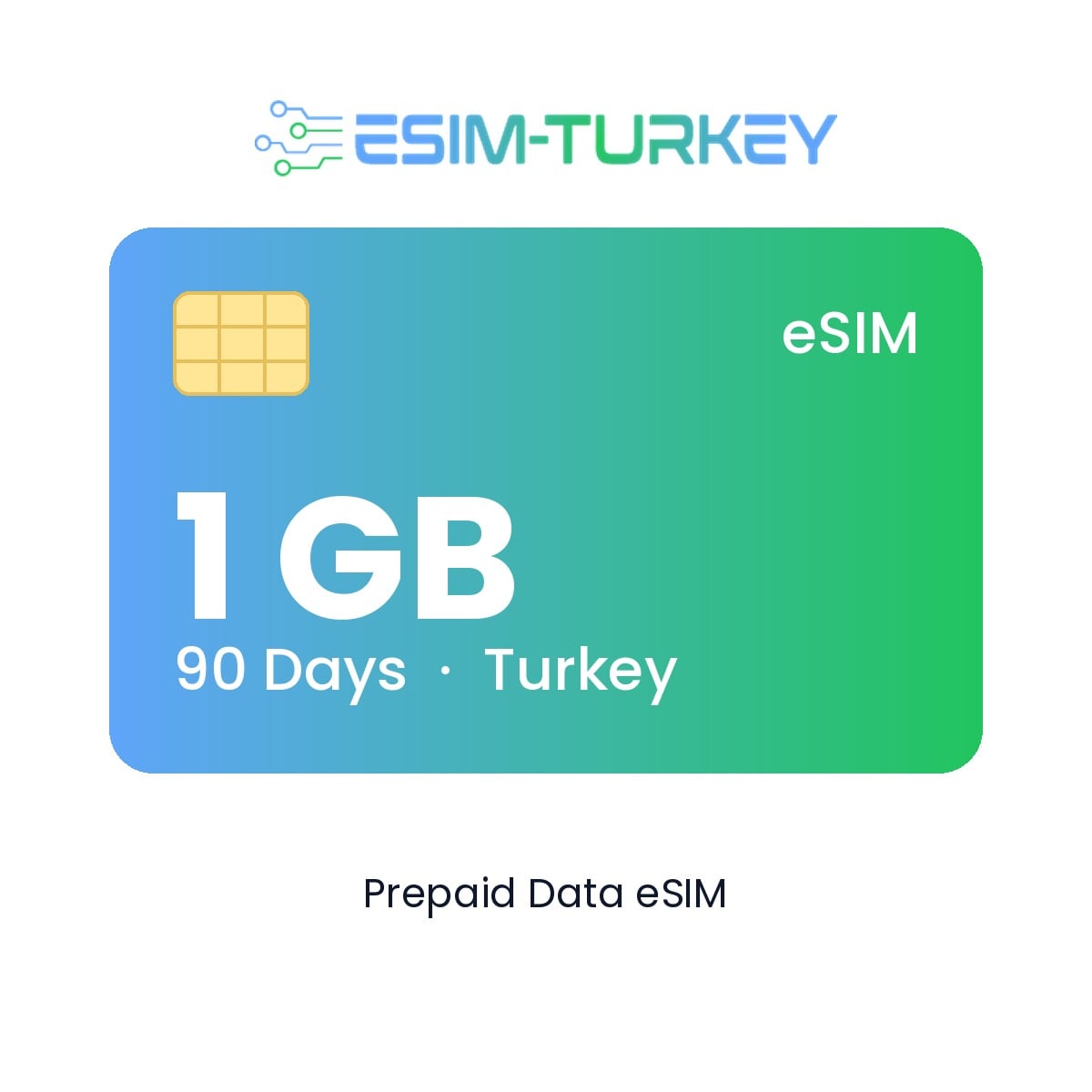 eSIM Turchia 1 GB - 90 giorni