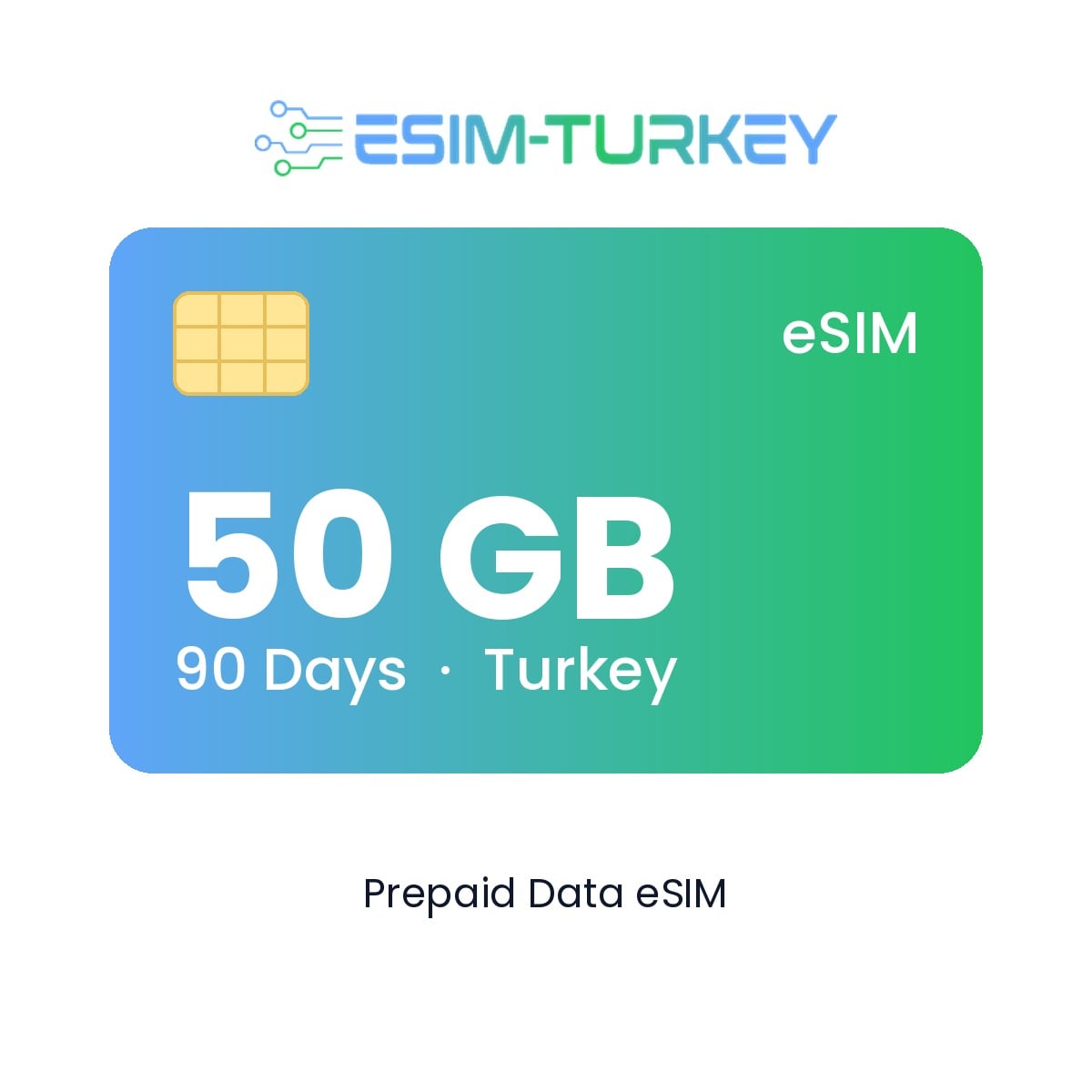 eSIM Turchia 50 GB - 90 giorni