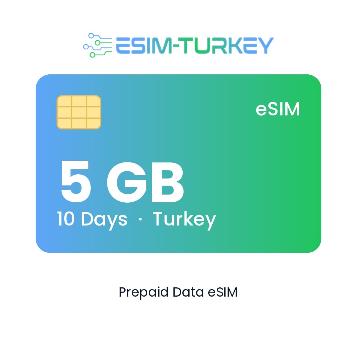eSIM per la Turchia da 5 GB - 10 giorni