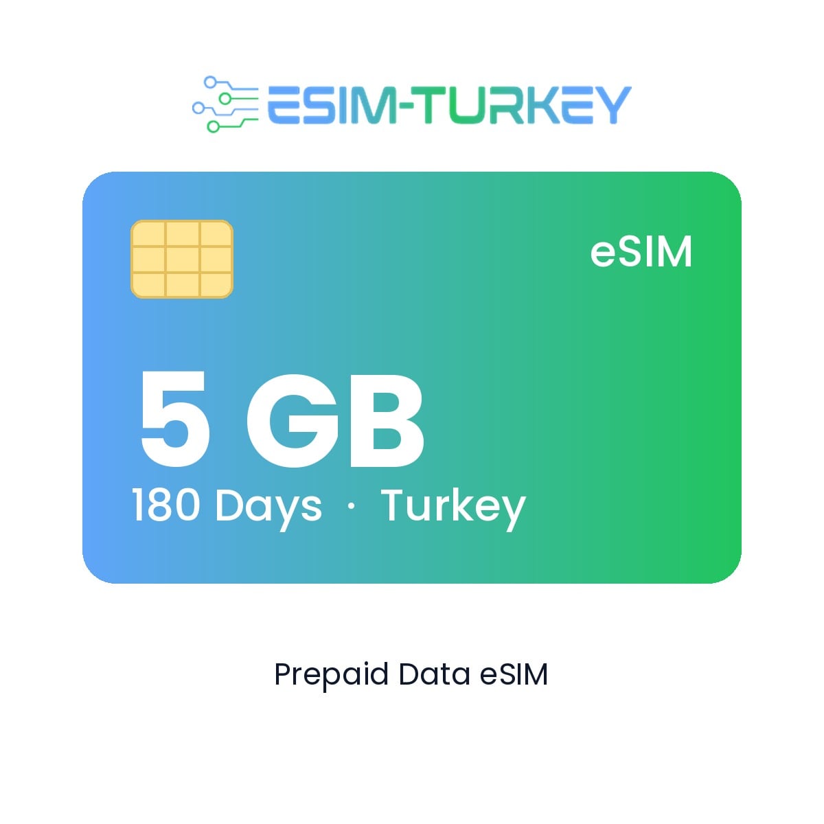 eSIM Turchia 5 GB - 180 giorni